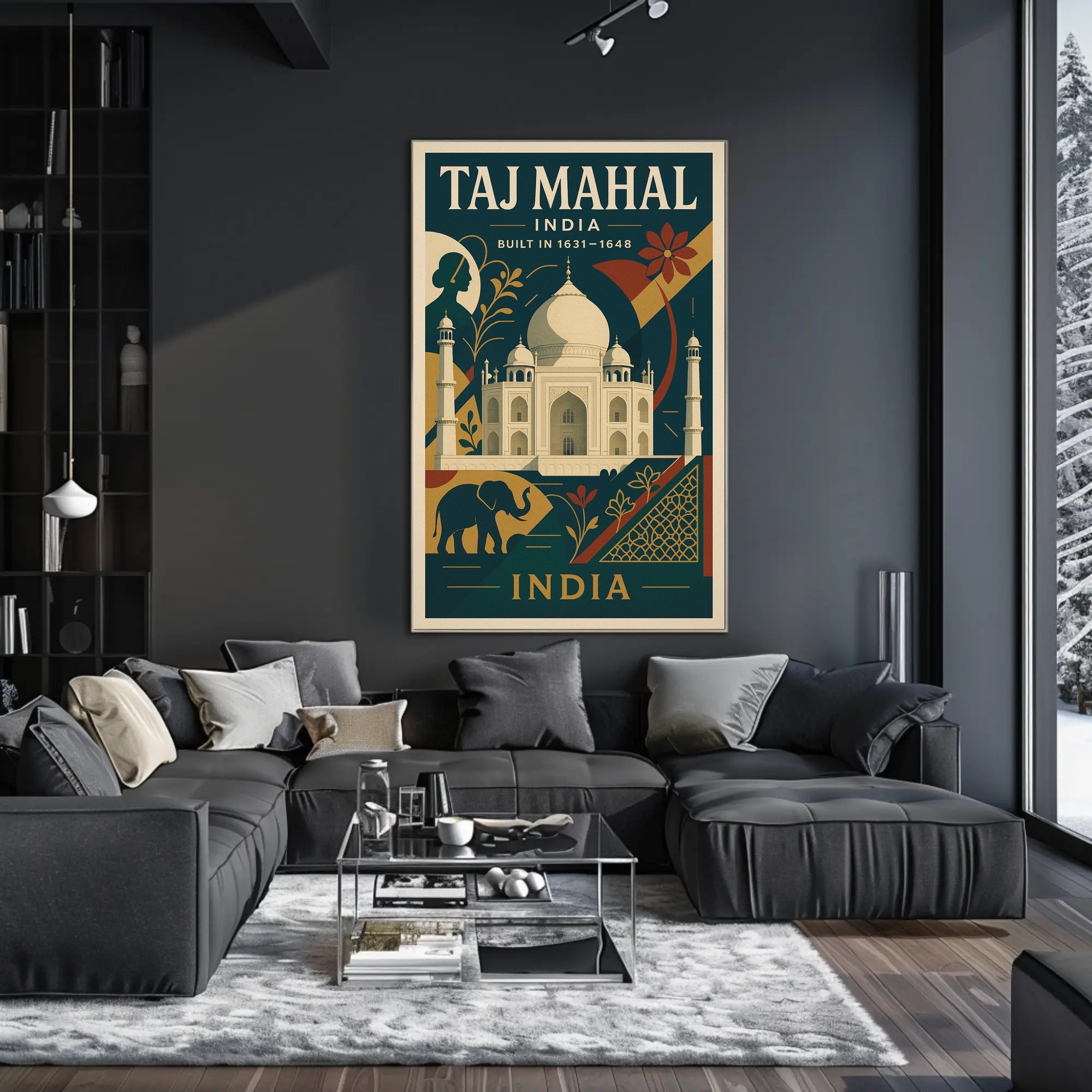 Taj Mahal Architectural Marvel Of Poster PosterGoat