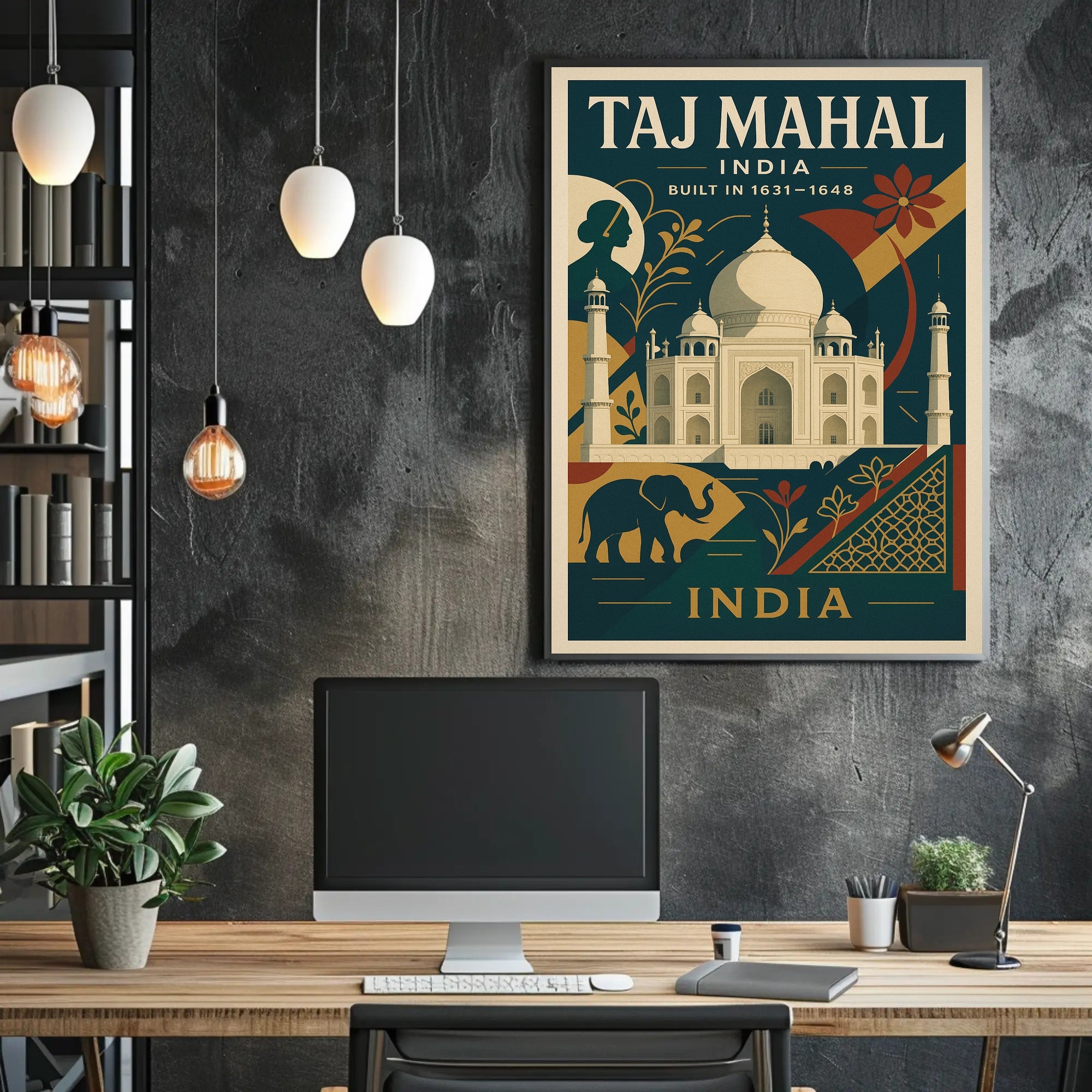 Taj Mahal Architectural Marvel Of Poster PosterGoat