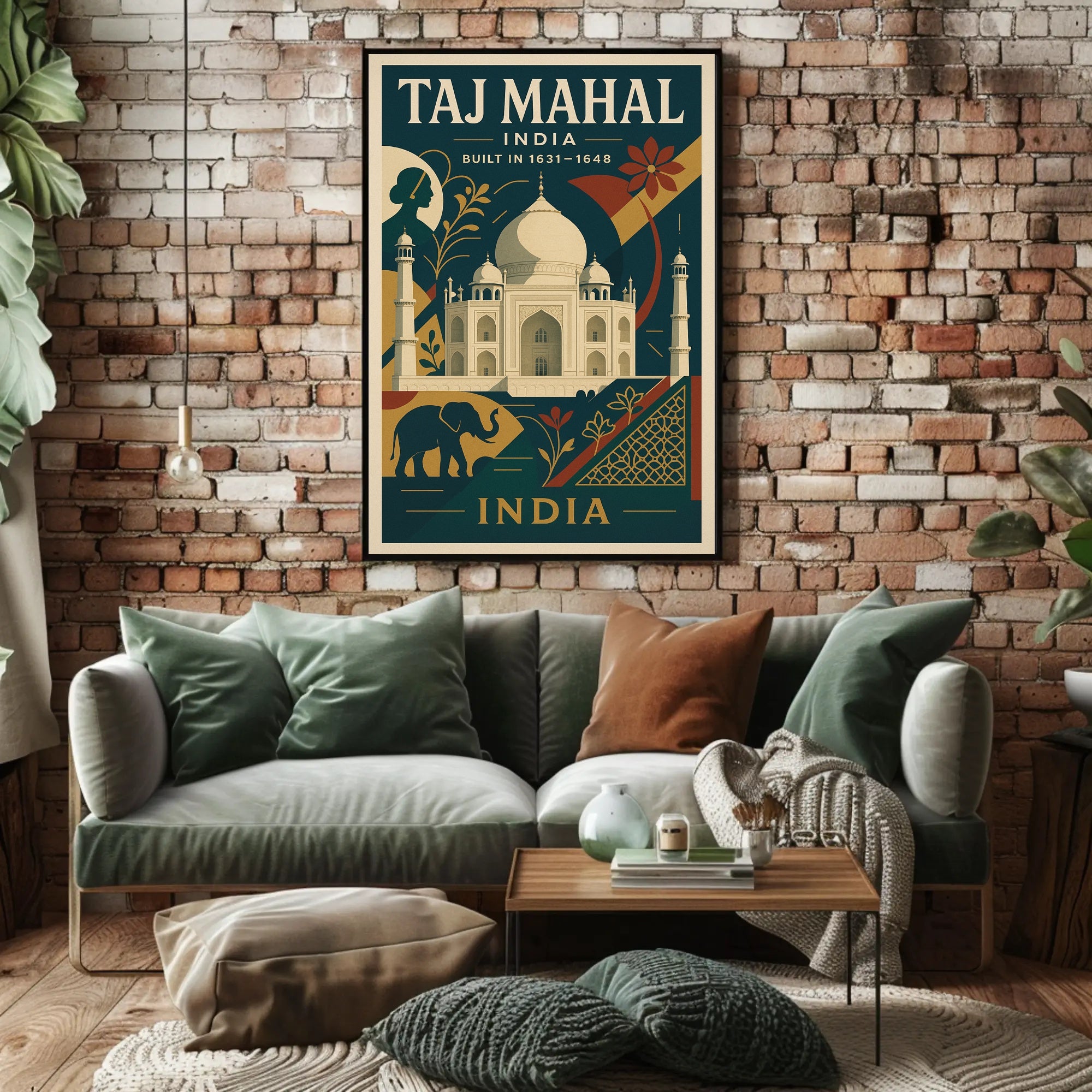 Taj Mahal Architectural Marvel Of Poster PosterGoat