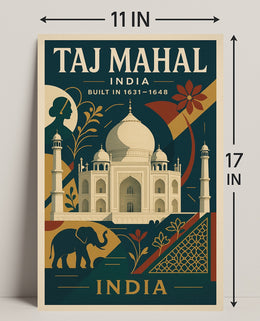 Taj Mahal Architectural Marvel Of Poster PosterGoat
