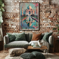 Taj Mahal Timeless Beauty Travel Poster PosterGoat