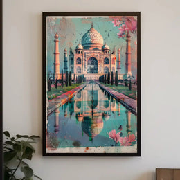 Taj Mahal Timeless Beauty Travel Poster PosterGoat