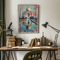 Taj Mahal Timeless Beauty Travel Poster PosterGoat