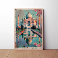 Taj Mahal Timeless Beauty Travel Poster PosterGoat
