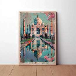 Taj Mahal Timeless Beauty Travel Poster PosterGoat