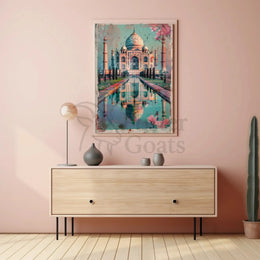 Taj Mahal Timeless Beauty Travel Poster PosterGoat