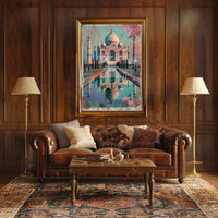 Taj Mahal Timeless Beauty Travel Poster PosterGoat