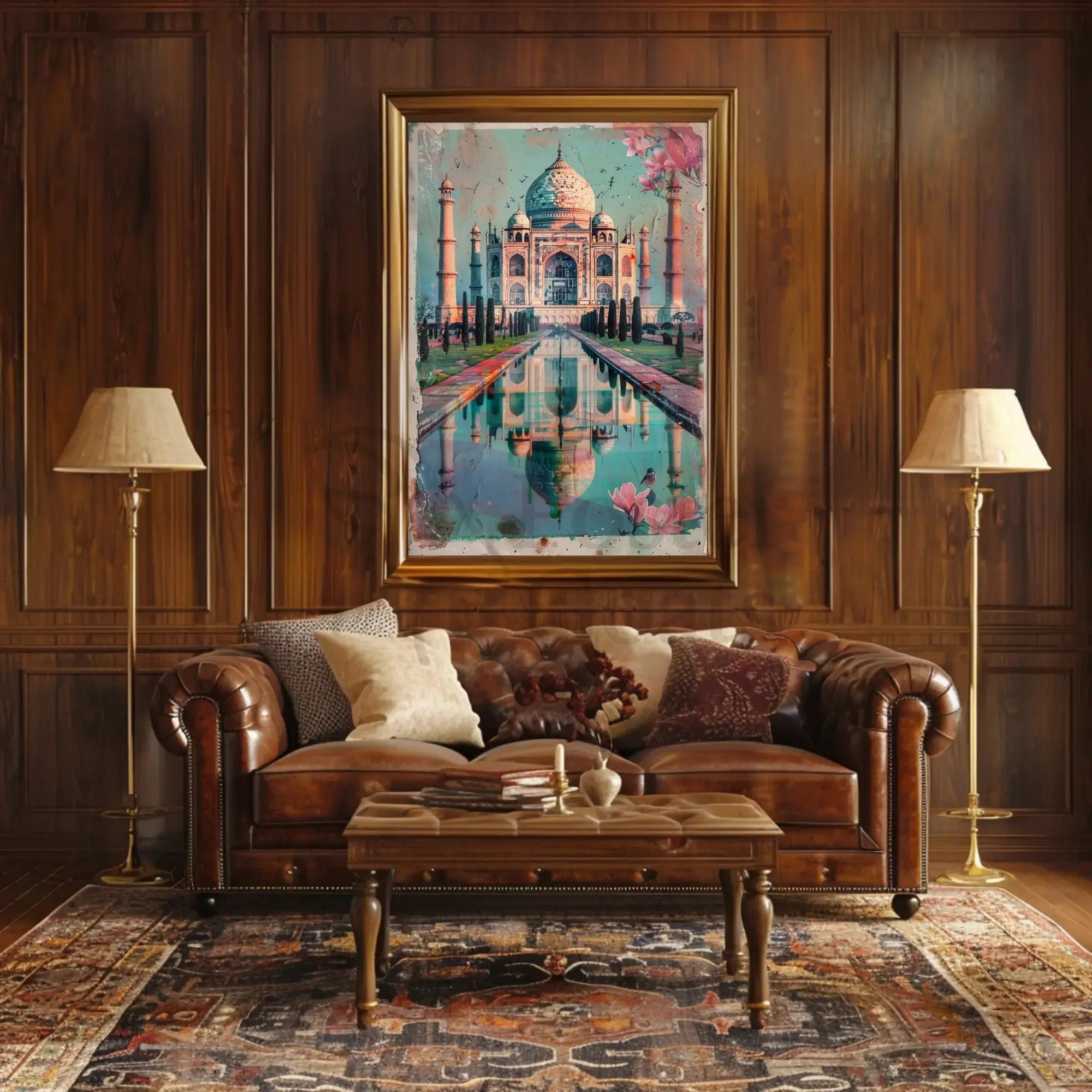 Taj Mahal Timeless Beauty Travel Poster PosterGoat