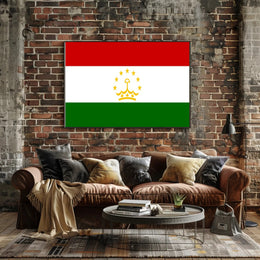 Tajikistan National Flag Art Print for Country Flag Poster PosterGoat