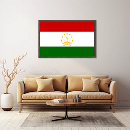 Tajikistan National Flag Art Print for Country Flag Poster PosterGoat