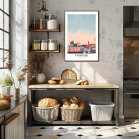 Tampere Cityscape Serene Skyline Modern Urban Cityscape Poster PosterGoat