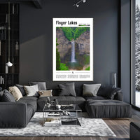 Taughannock Falls Scenic New York Travel Poster PosterGoat