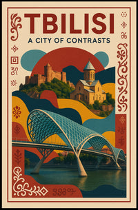 Tbilisi A City Of Contrasts Poster PosterGoat
