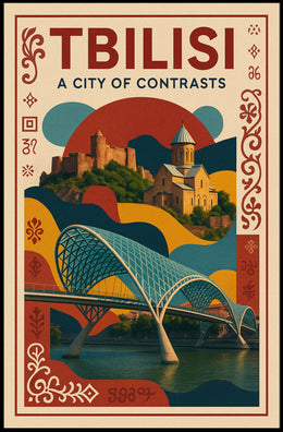 Tbilisi A City Of Contrasts Poster PosterGoat
