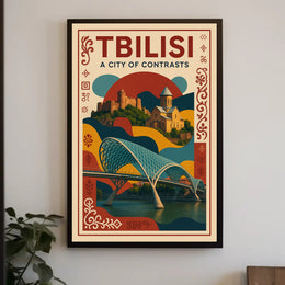 Tbilisi A City Of Contrasts Poster PosterGoat
