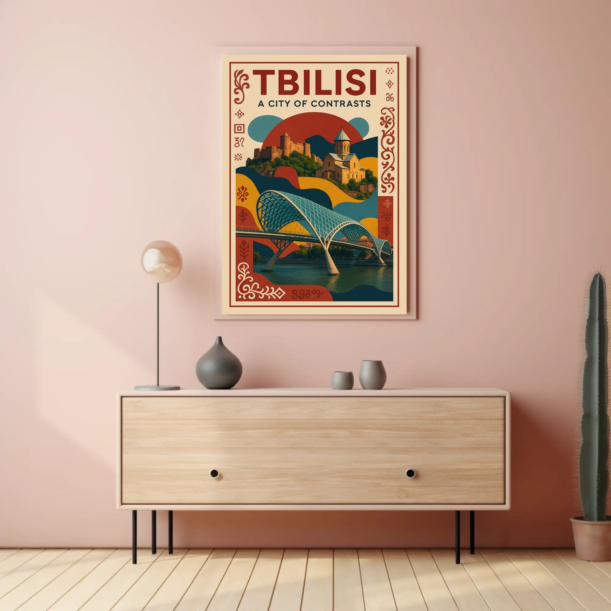 Tbilisi A City Of Contrasts Poster PosterGoat