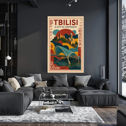 Tbilisi A City Of Contrasts Poster PosterGoat