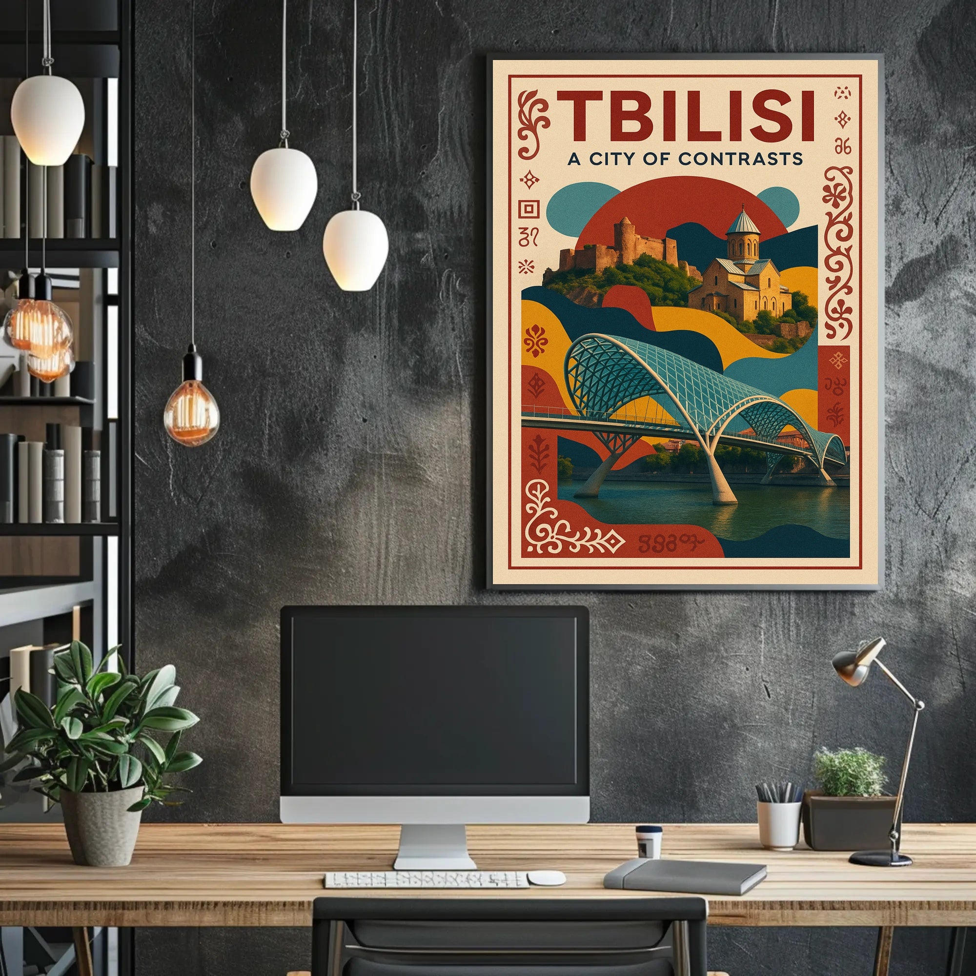 Tbilisi A City Of Contrasts Poster PosterGoat