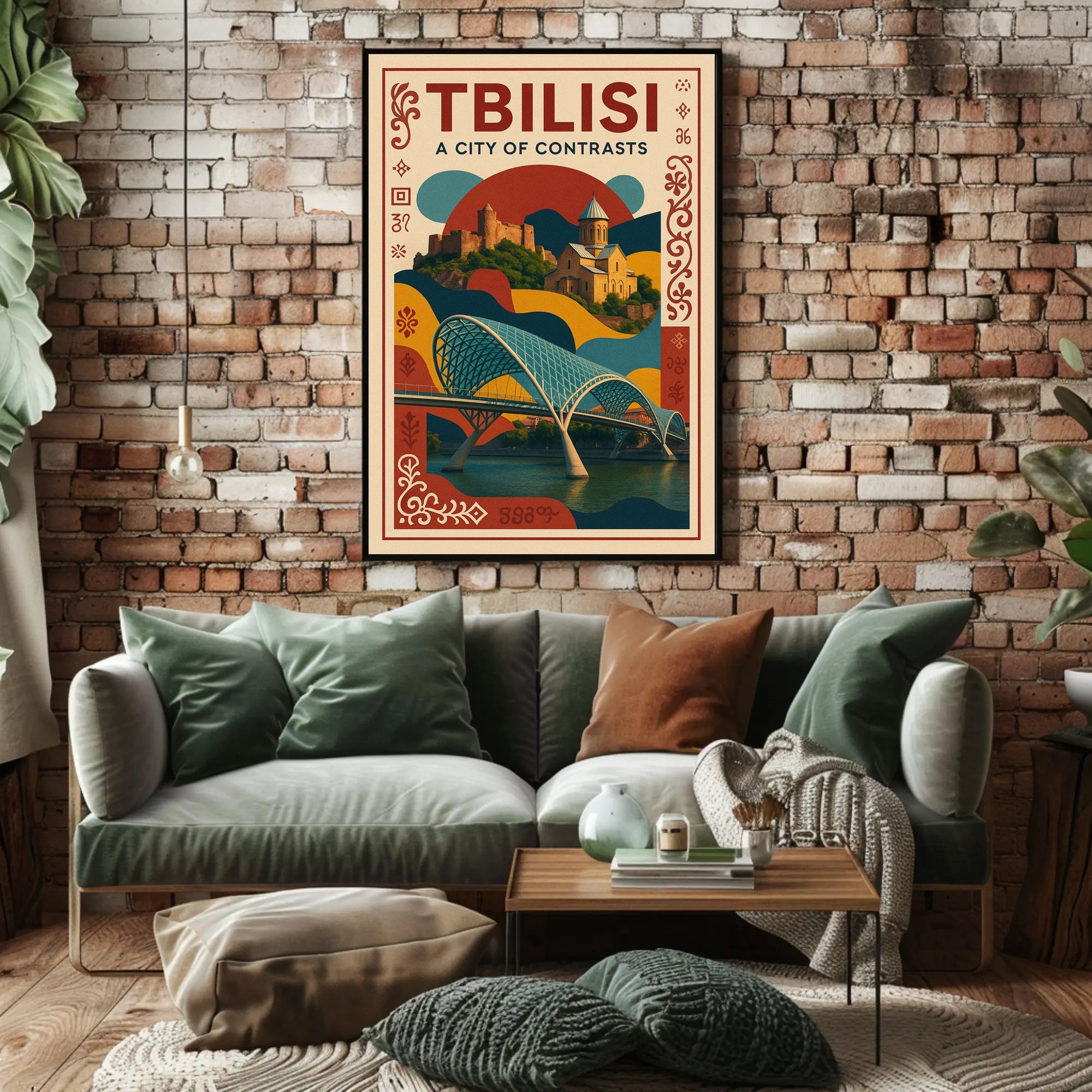 Tbilisi A City Of Contrasts Poster PosterGoat