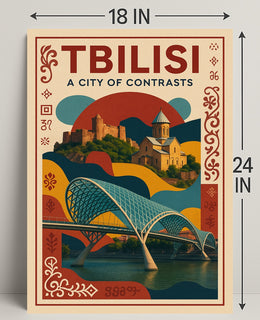 Tbilisi A City Of Contrasts Poster PosterGoat