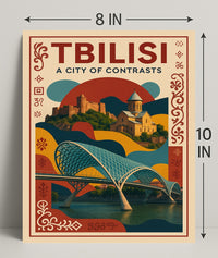 Tbilisi A City Of Contrasts Poster PosterGoat