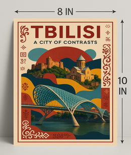 Tbilisi A City Of Contrasts Poster PosterGoat
