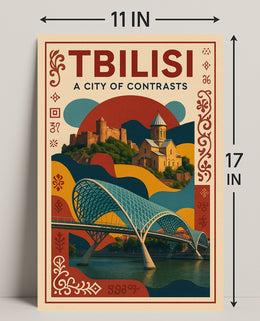 Tbilisi A City Of Contrasts Poster PosterGoat