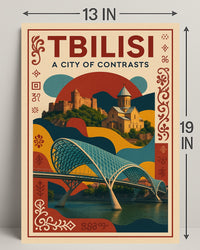 Tbilisi A City Of Contrasts Poster PosterGoat
