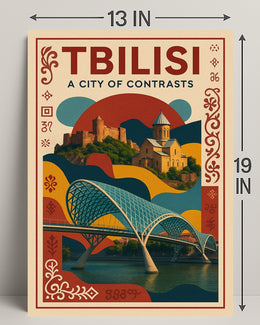 Tbilisi A City Of Contrasts Poster PosterGoat