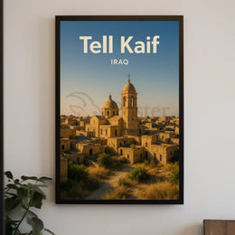 Tel Kaif Church Scenery Cultural or Heritage Poster PosterGoat