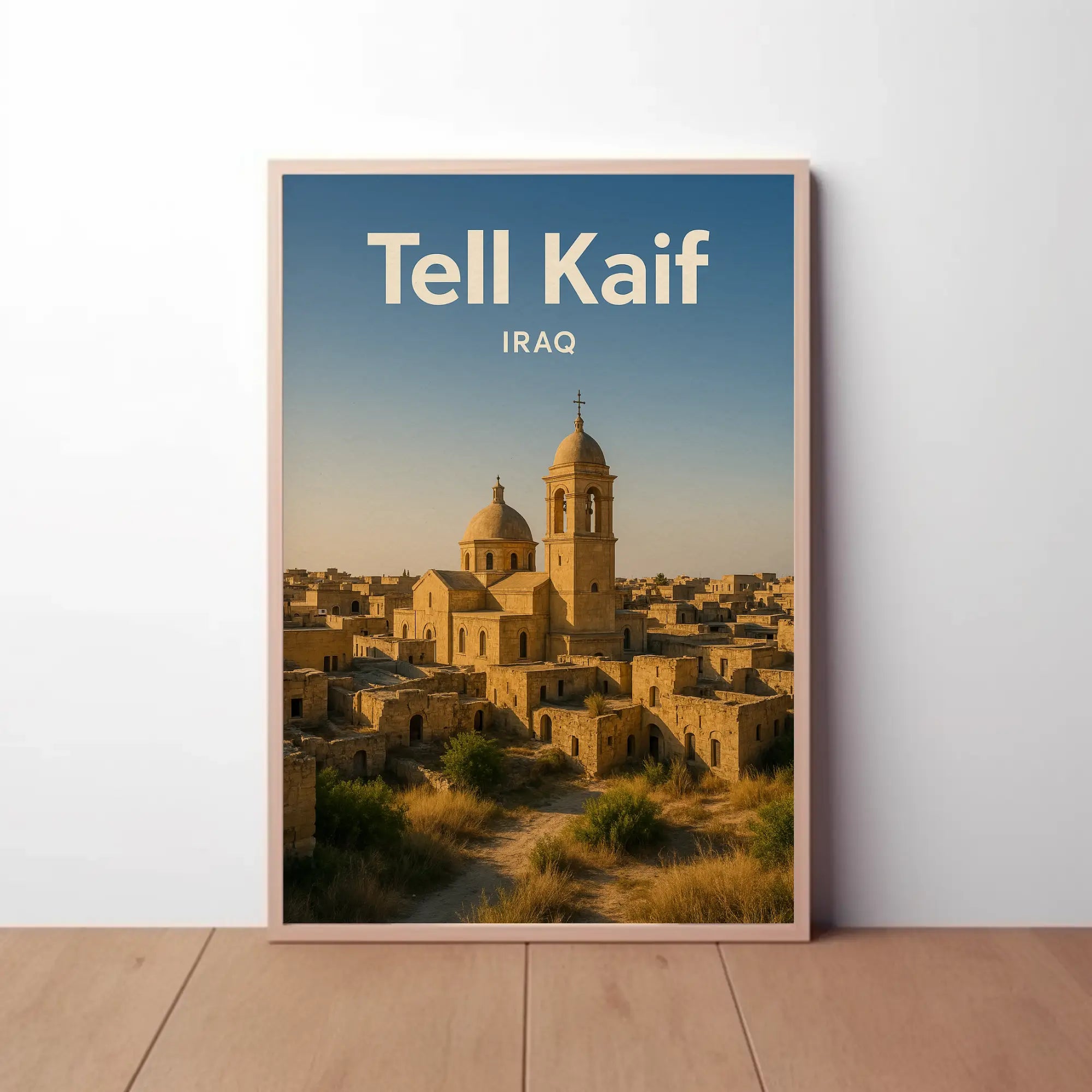 Tel Kaif Church Scenery Cultural or Heritage Poster PosterGoat