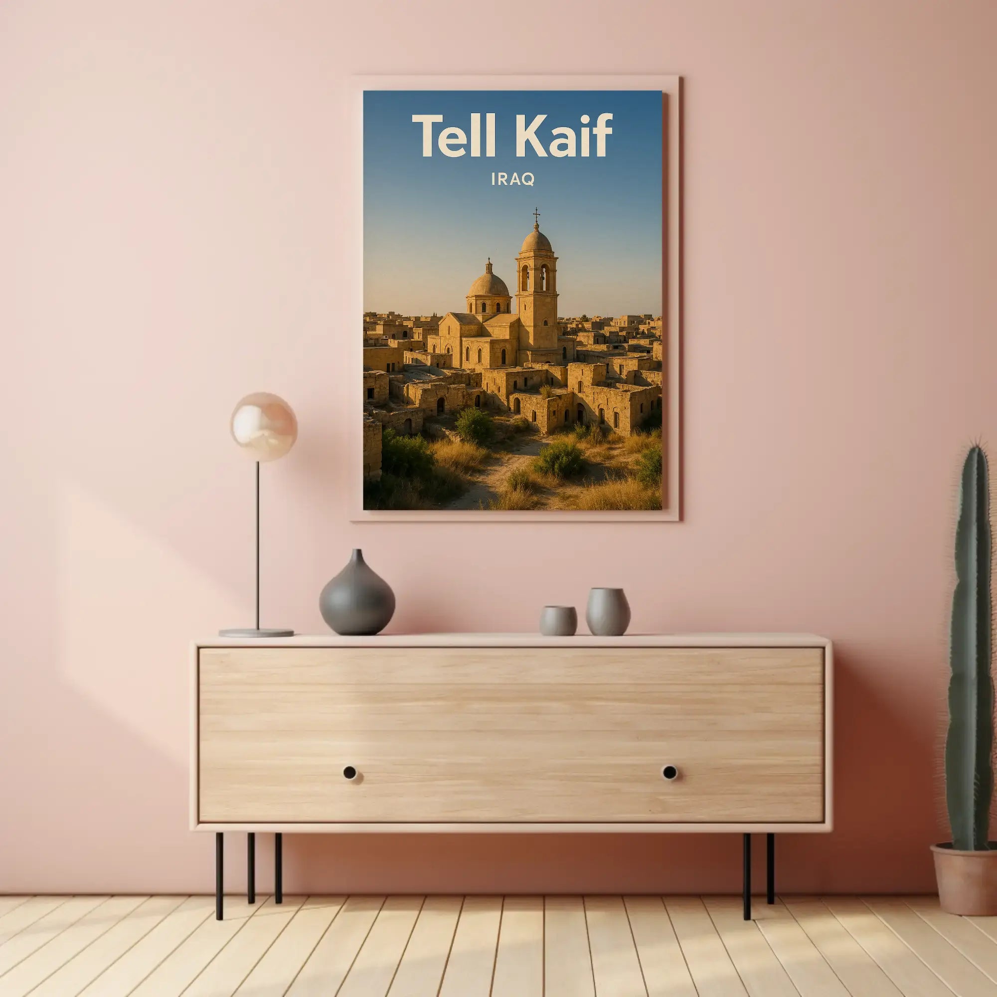Tel Kaif Church Scenery Cultural or Heritage Poster PosterGoat