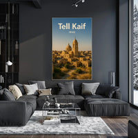 Tel Kaif Church Scenery Cultural or Heritage Poster PosterGoat