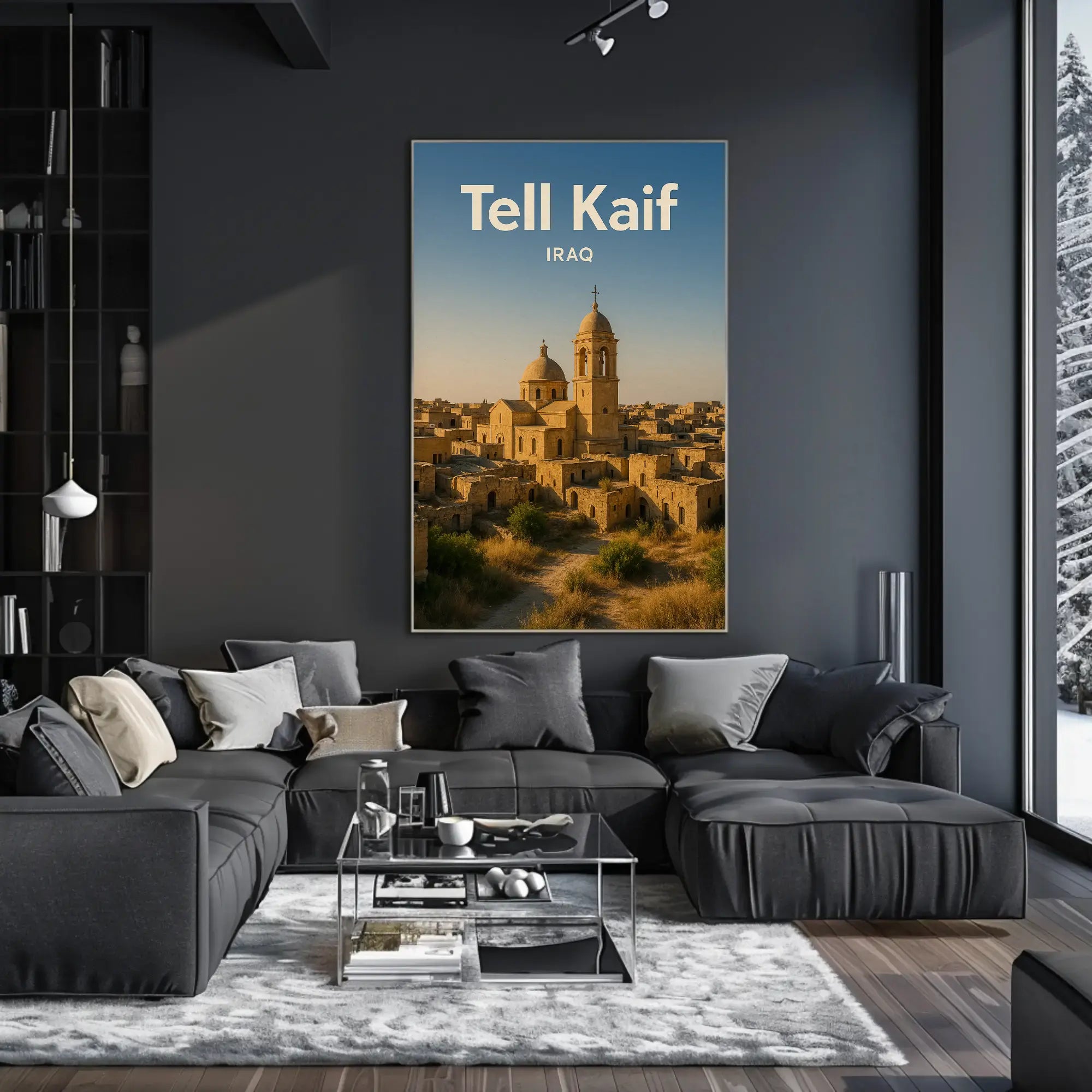 Tel Kaif Church Scenery Cultural or Heritage Poster PosterGoat