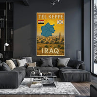 Tel Kaif Iraq Vintage Travel Poster PosterGoat