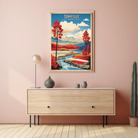 Tennessee Autumn Journey: Vintage Travel Poster PosterGoat