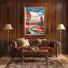 Tennessee Autumn Journey: Vintage Travel Poster PosterGoat