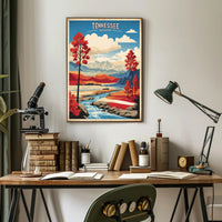 Tennessee Autumn Journey: Vintage Travel Poster PosterGoat