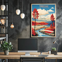 Tennessee Autumn Journey: Vintage Travel Poster PosterGoat
