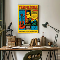 Tennessee Home Of Elvis Presley Poster PosterGoat