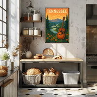 Tennessee Musical Heritage Vintage Travel Poster PosterGoat