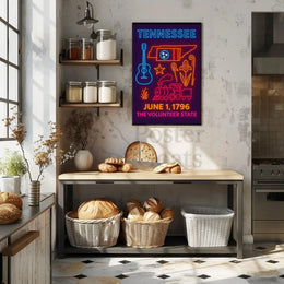 Tennessee Neon Heritage, Cultural or Heritage Poster PosterGoat