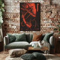 Terrifying Anglerfish Art in Sci-Fi Cultural Poster PosterGoat