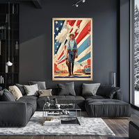 Texas Cowboy Vintage Western Cultural or Heritage Poster PosterGoat