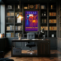 Texas Heritage Celebration Art Poster - Cultural or Heritage Poster PosterGoat