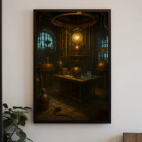 The Alchemists Workshop Poster PosterGoat