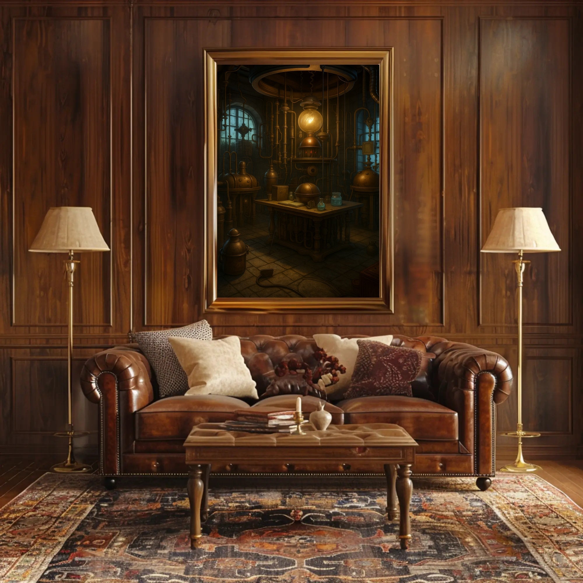 The Alchemists Workshop Poster PosterGoat