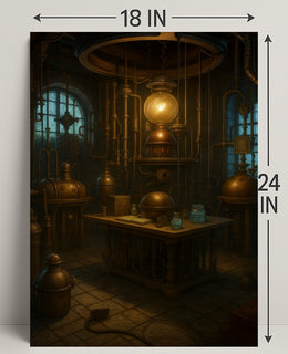 The Alchemists Workshop Poster PosterGoat