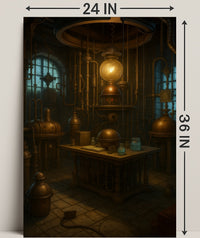 The Alchemists Workshop Poster PosterGoat