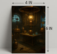 The Alchemists Workshop Poster PosterGoat
